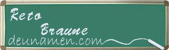 Reto Braune Visitenkarte